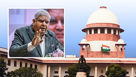 Vice-President Jagdeep Dhankhar on SC: