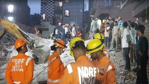 Delhi building collapse