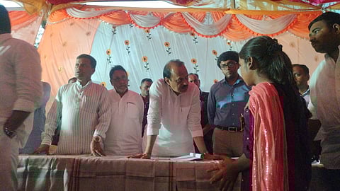 Ajit Pawar Gunja village visit