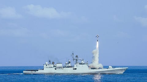 Pahalgam Attack | Indian Navy Anti-Ship Missile Arabian Sea