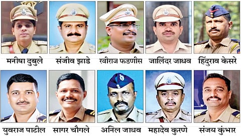 Superintendent of Police Manisha Dubule, Sanjeev Zade and 17 constables awarded medals