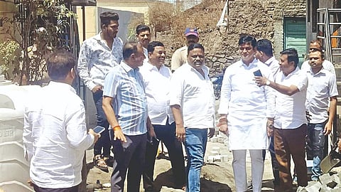 Koregaon road development