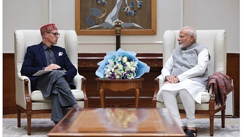 PM Modi- Abdullah Meet