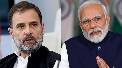 rahul gandhi - narendra modi