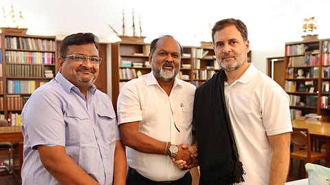 Mahadev Jankar Meets Rahul Gandhi