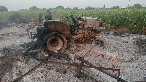 Latur Tractor Fire