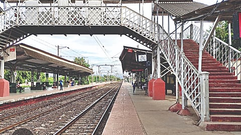 Tight security at railway stations