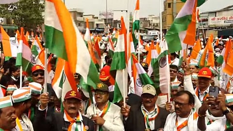 BJP's Sindoor Samman Tricolor Yatra in Kamthi