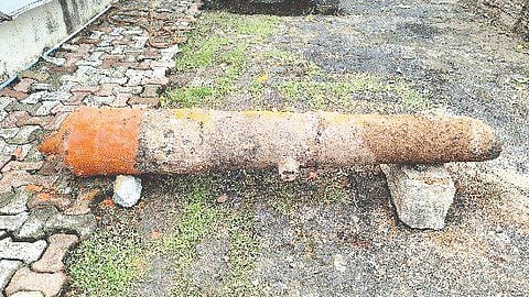Malvan historic cannon