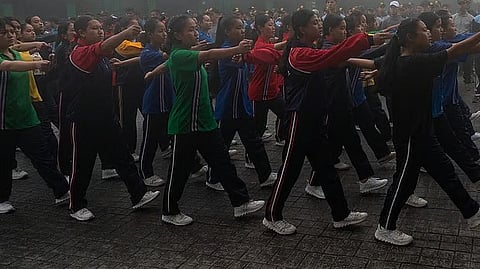 Basic Military Training from 1st Std\