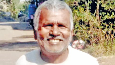Sukumar Dattu Bale, a retired electricity worker, ended his life