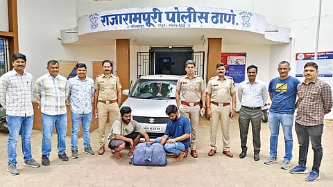 Woman, brother arrested for carrying 9 kg of marijuana in car