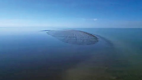 new-mud-volcano-island-appears-and-vanishes-in-caspian-sea