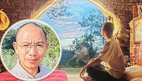 man fed up with world lives in cave