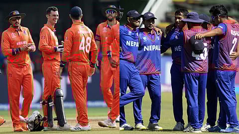 Nepal vs Netherlands T20 match in Glasgow
