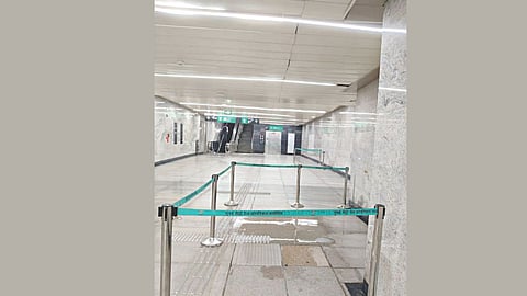 Metro Station Water Leakage