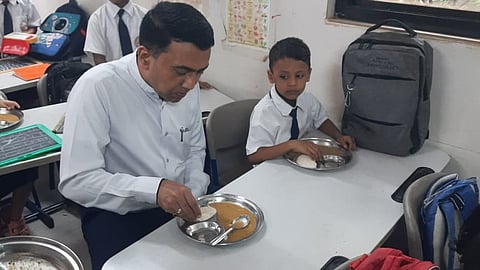 Pramod Sawant School visit