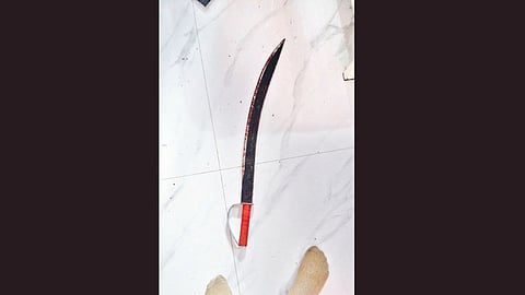 Belgaum Sword Seized
