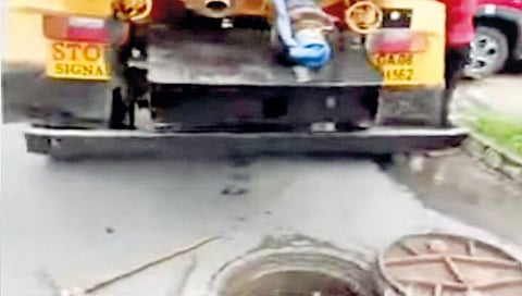 attempt-to-dump-wastewater-into-sewage-chamber