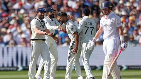 india vs england 2nd test day 2 edgbaston birmingham test Siraj removes Crawley