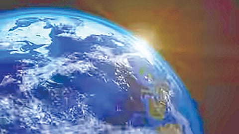 Earth rotation speed increased