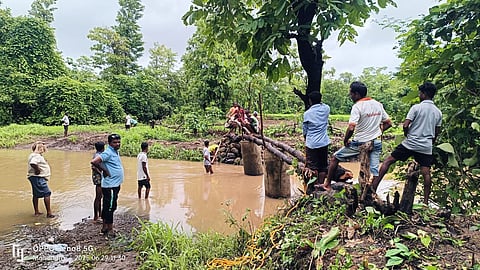 Ghaneghar village bridge demand