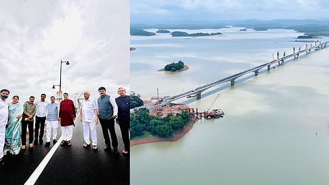 India’s longest cable bridge