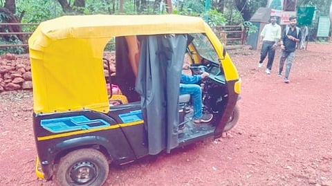 Poor roads in Matheran
