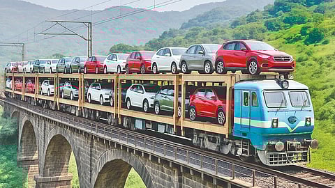 Konkan Railway Car On Train