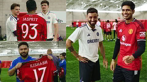 team India players meet manchester united team video released by bcci