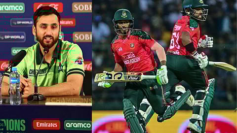 Pakistan cricket team crying after losing to Bangladesh Said The pitch was not good