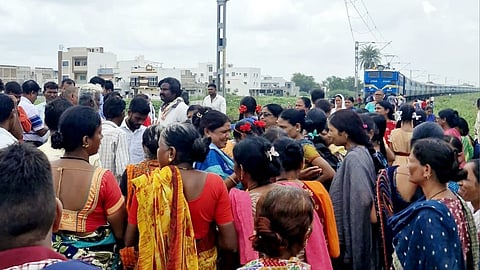 Rajnagar Mukundnagar Rail Protest