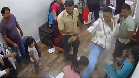 Marathi receptionist assaulted
