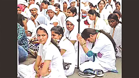 Nurses strike