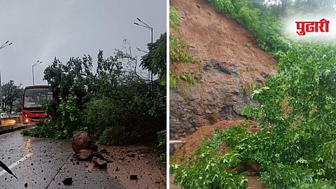 Mumbai Pune Expressway Landslide 25 July 2025