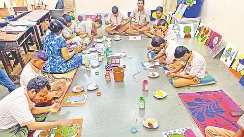 Visual art by special children