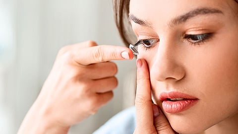 Contact Lenses Eye Infection