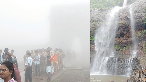 Youth prefer waterfalls in ghats