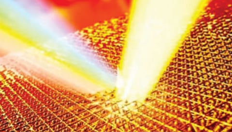 Gold can be heated to 14 times its melting point without melting