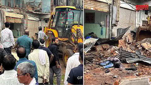 Armori Hero showroom Building collapse