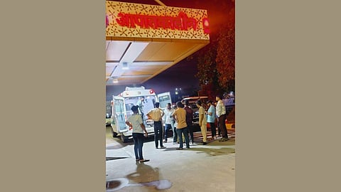 Koradi Temple Gate Collapse