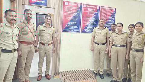 Illegal liquor seizure