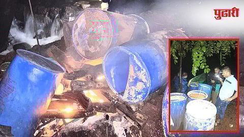 Roha Khadki liquor raid