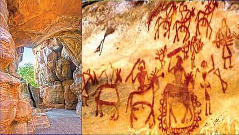 bhimbetka-caves-ancient-rock-paintings