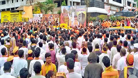 maratha protest storm to hit mumbai
