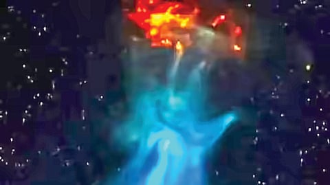 two different "God's Hand" structures have been spotted in space