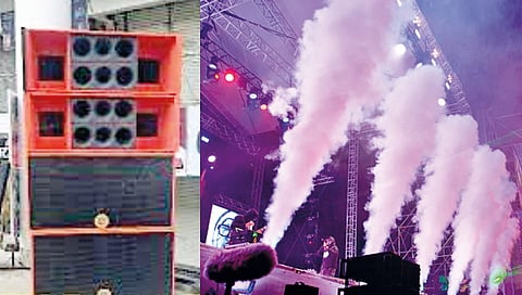 ban on use of pressure mid and co2 gas in processions