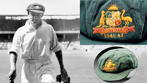 don bradman baggy green cap sold for 2 point 4 crore rupees