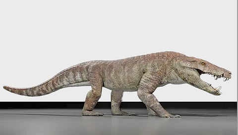 giant crocodile that even scared dinosaurs