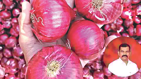 onion price hike protest